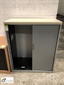 Haworth shutter front Cabinet, 1000mm x 480mm x 1210mm high