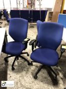 2 Air upholstered fully adjustable swivel Armchair