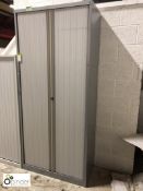 Grey double shutter door front Cabinet, 990mm x 470mm x 2250mm high