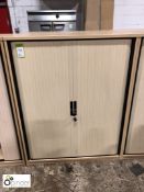 Oak effect shutter front Cabinet, 1060mm x 530mm x 1350mm high