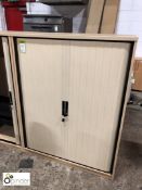 Oak effect shutter front Cabinet, 1060mm x 530mm x 1350mm high