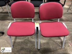 Pair upholstered Meeting Chairs