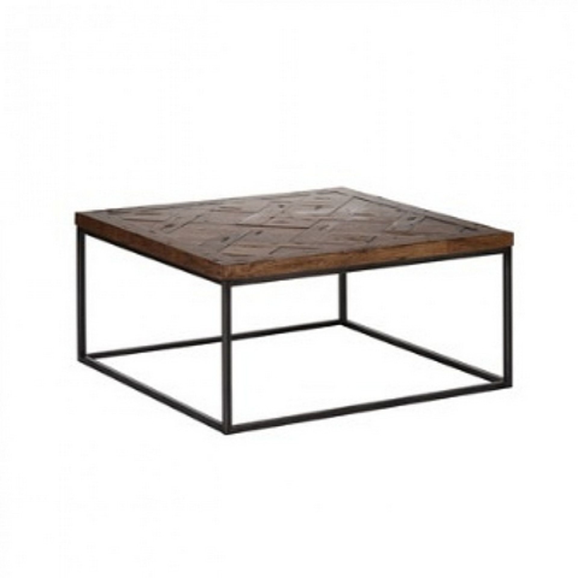 Rochelle Coffee Table Saloon And Iron 91 X 91 X 50cm RRP £670