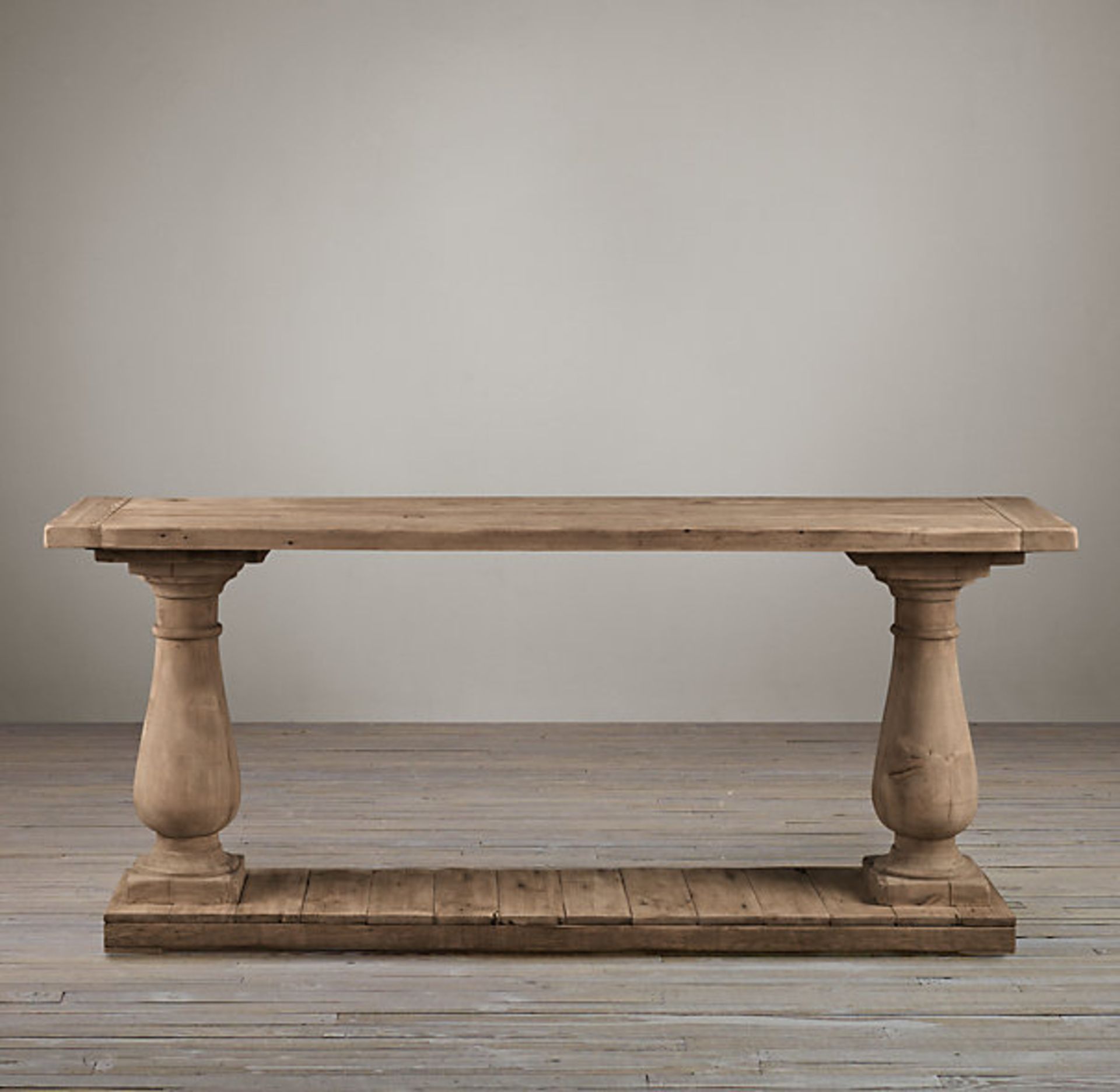 Balustrade Salvage Dining Table Base Only - The Salvage Collection Tells An Inspiring Tale Of