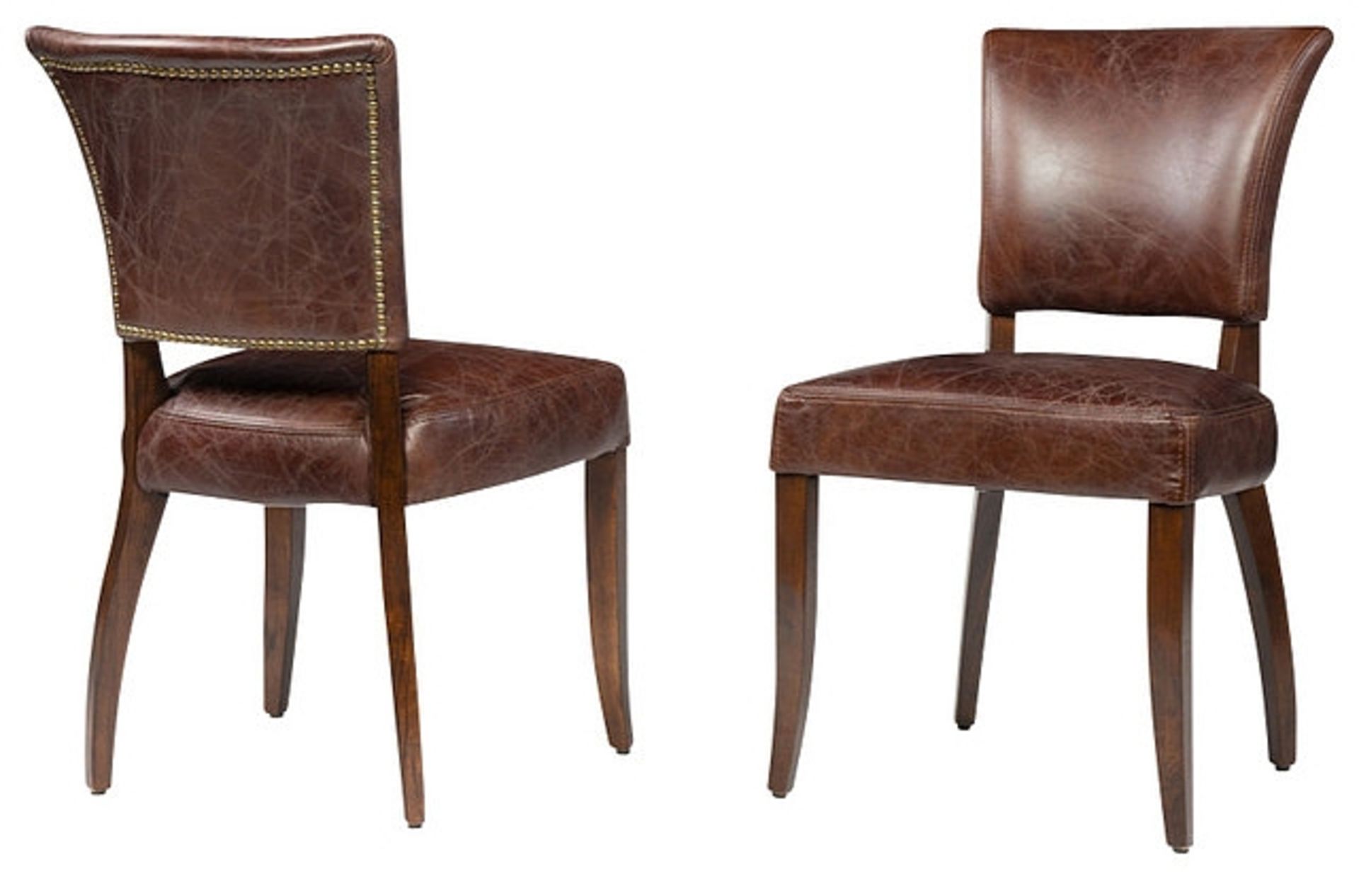 Mimi Dining Chair Full Rebel Leather And Weathered Oak 51 X 65 X 89cm A Range Of Wooden Legs And