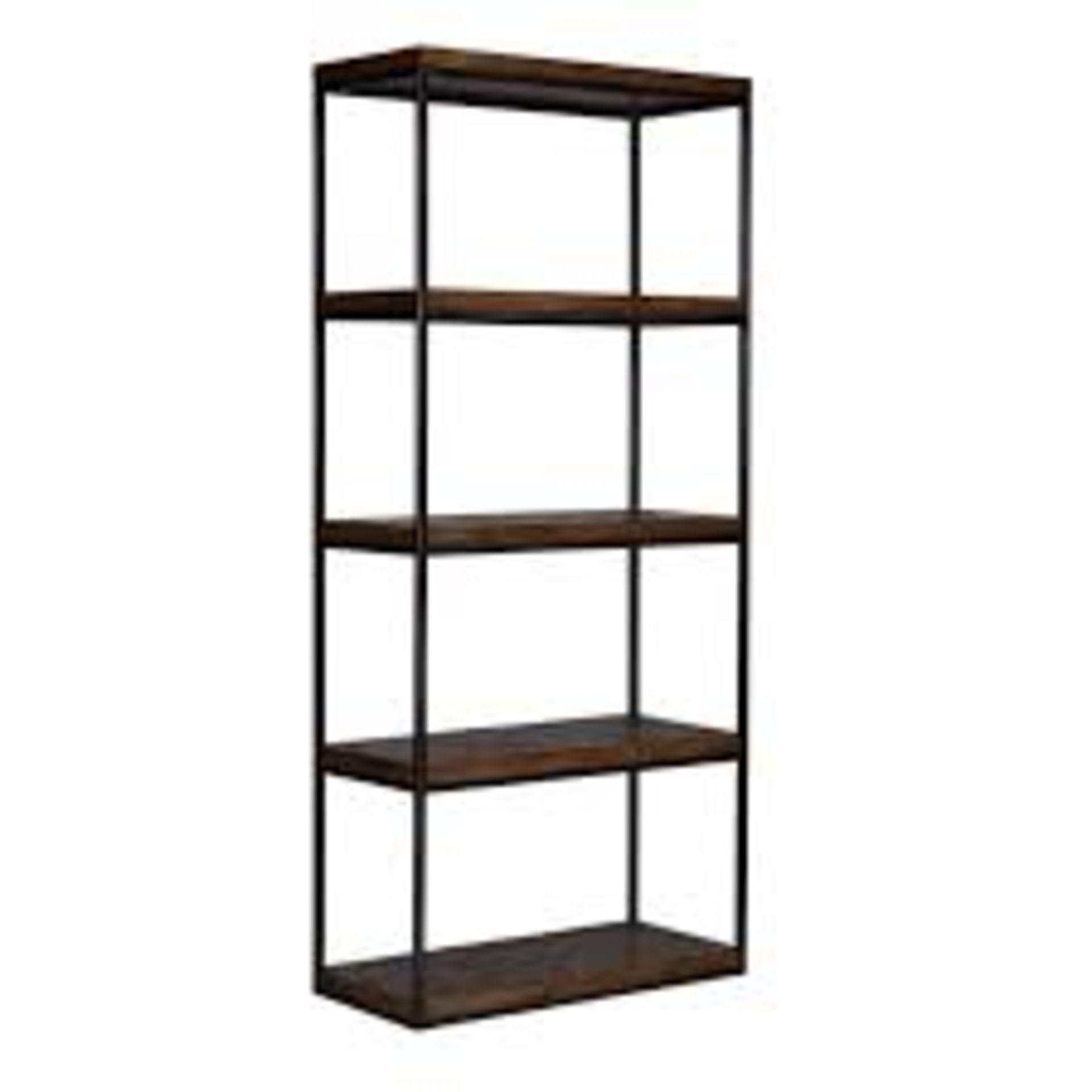 Versailles Single Bookcase Saloon & Iron 90 X 40 X 200cm RRP £1575