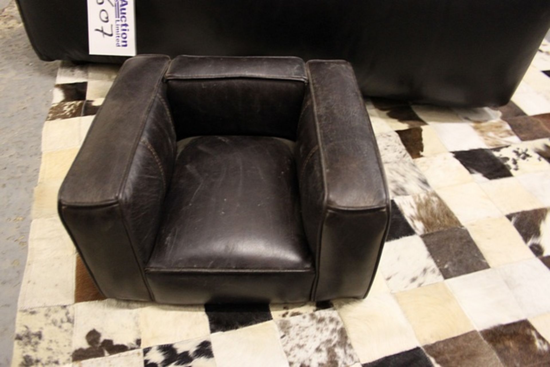 Mini Tribeca Sofa - Ornamental Old Saddle Black 33.2 X 30.3 X 18.3cm