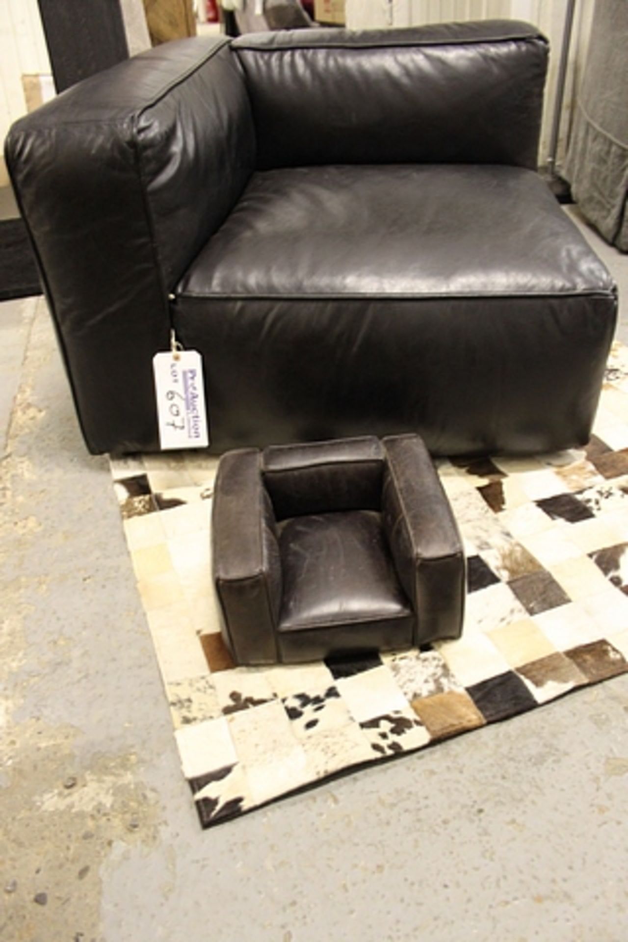 Mini Tribeca Sofa - Ornamental Old Saddle Black 33.2 X 30.3 X 18.3cm - Image 2 of 2