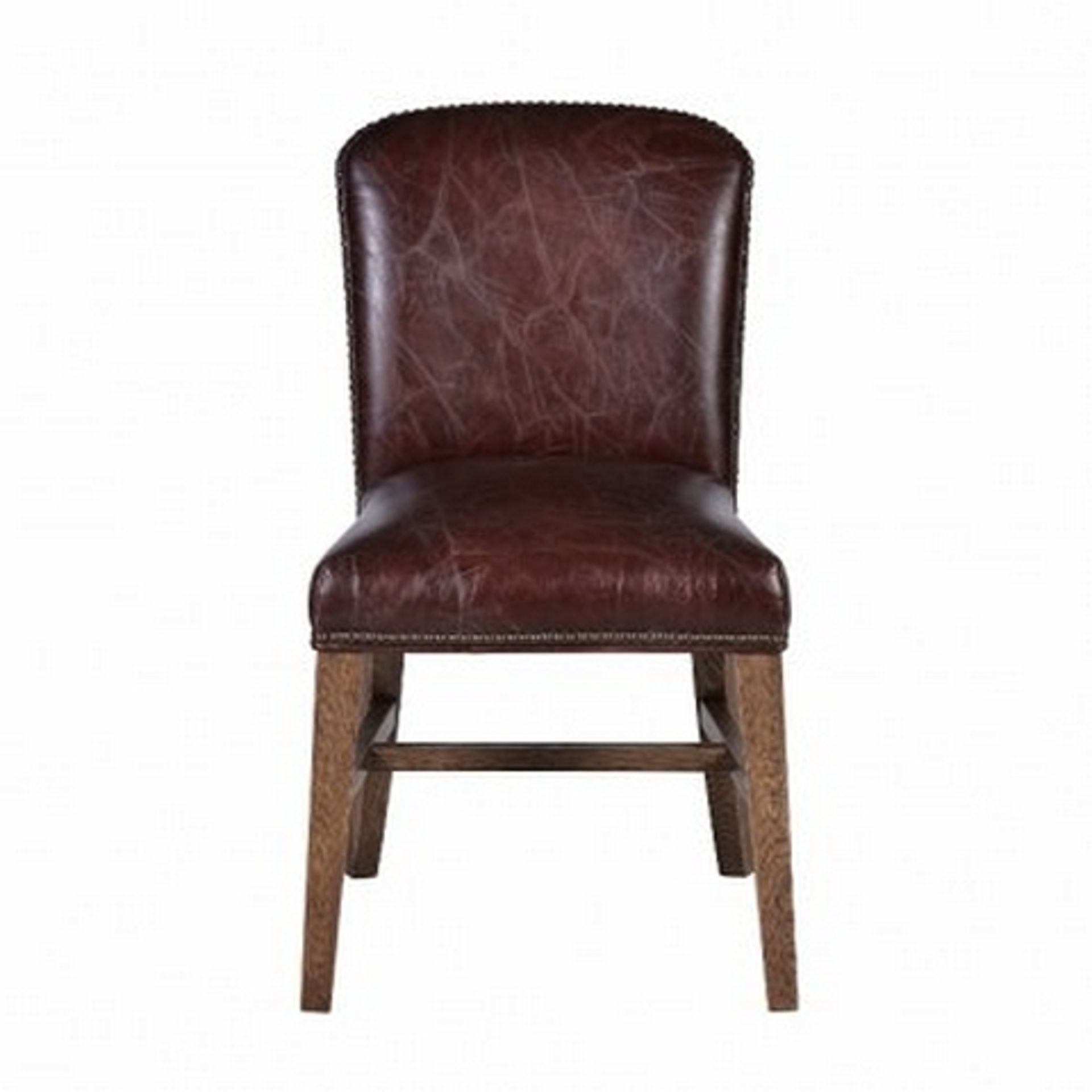 Abraham Dining Chair Tan And Walnut 47 X 50 X 86cm RRP £310