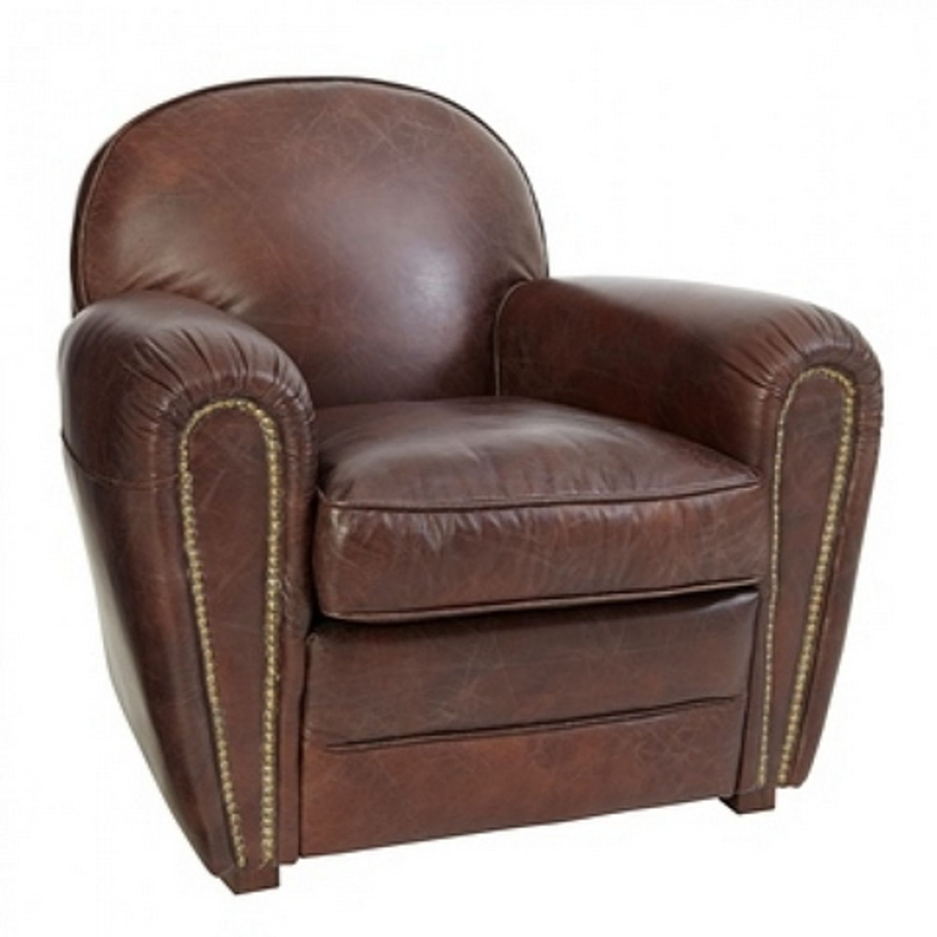 Flea Market Chair Vintage Cigar Leather 84 X 74 X 80cm The Flea Market Chair Is Inspired By A Flea