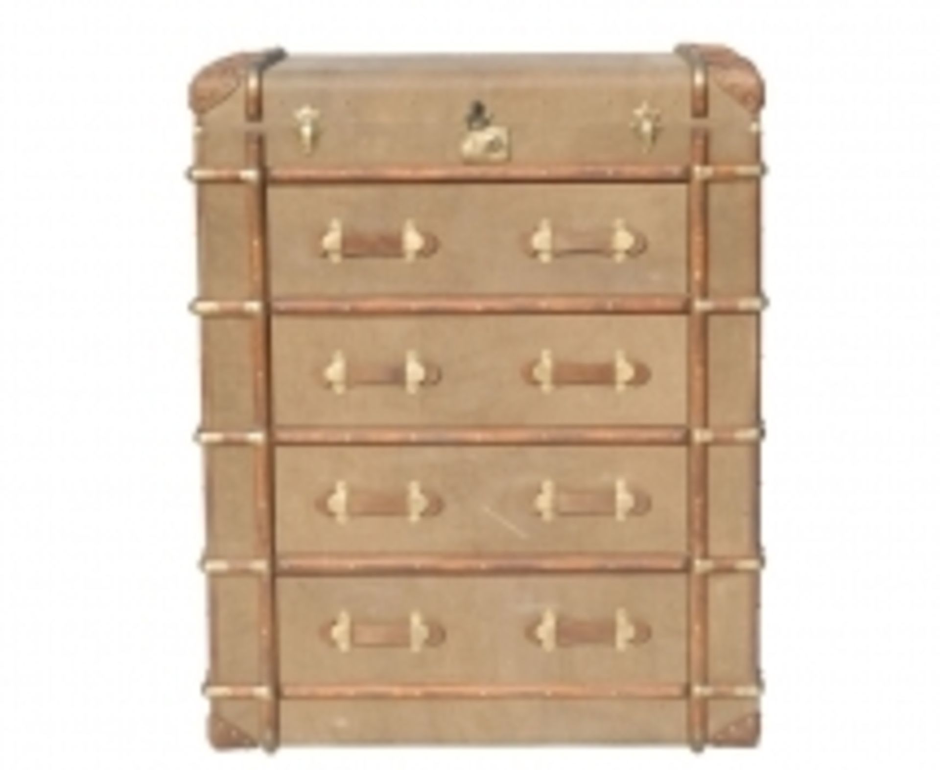 Globetrekker Chest Four Drawer 130 X 55 X 130cm Rrp £2275