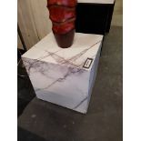 Apollo Side Table Moonstone With LED 500mm X 500mm X 500mm £1190