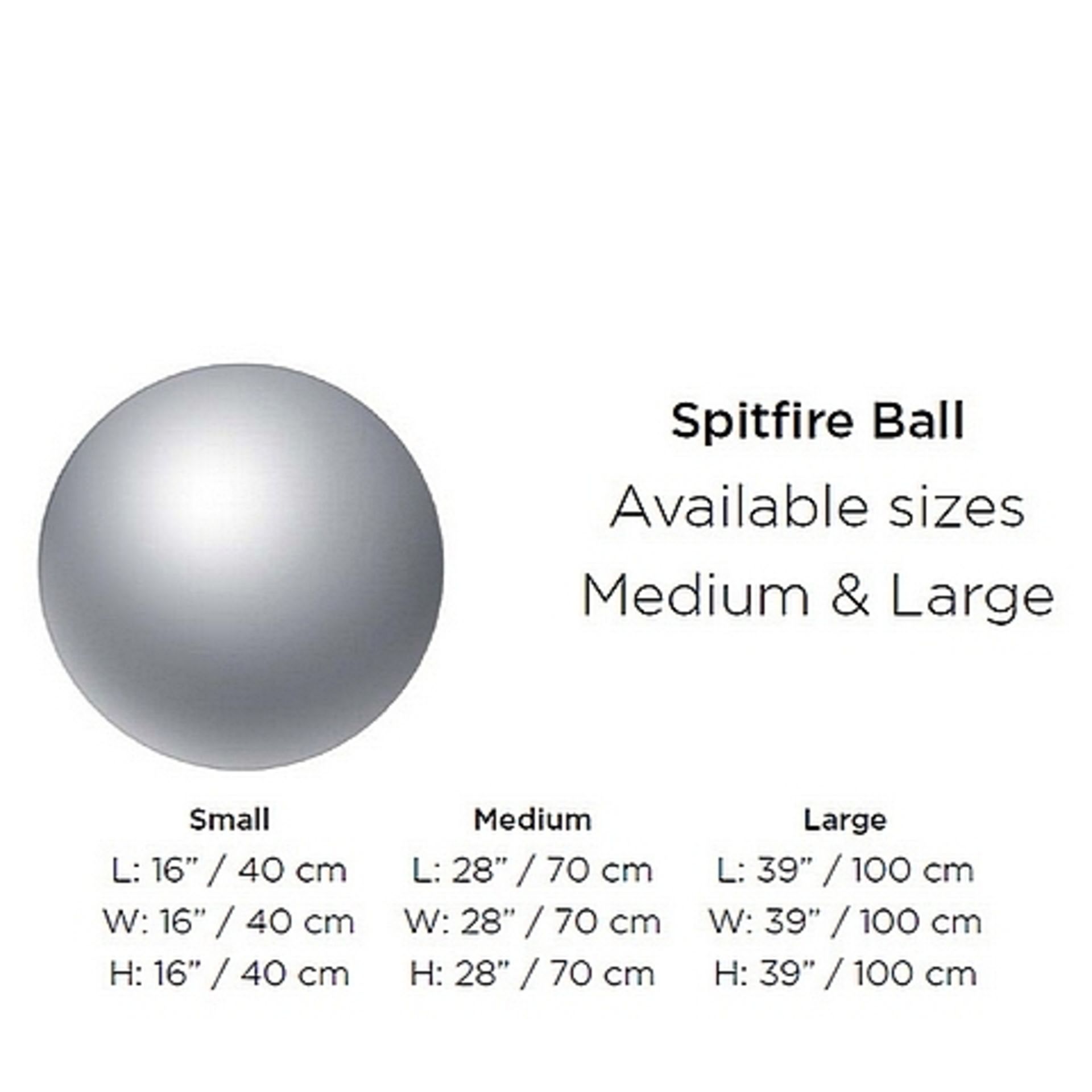 Ball medium (100) Spitfire finish RRP £ 1560 - Bild 2 aus 2