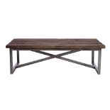 Axel Coffee Table The Axel Range Combines Old World And Industrial With Its Combination Of Reclaimed