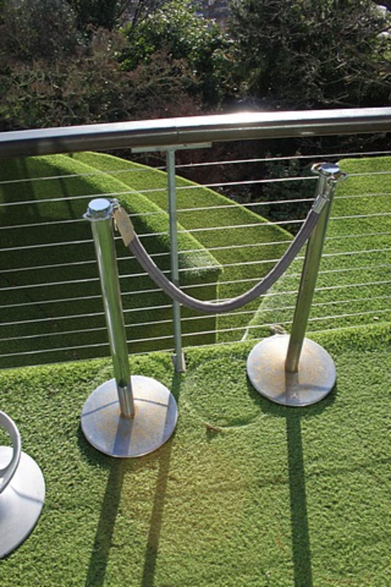 Stainless steel barrier post 900mm