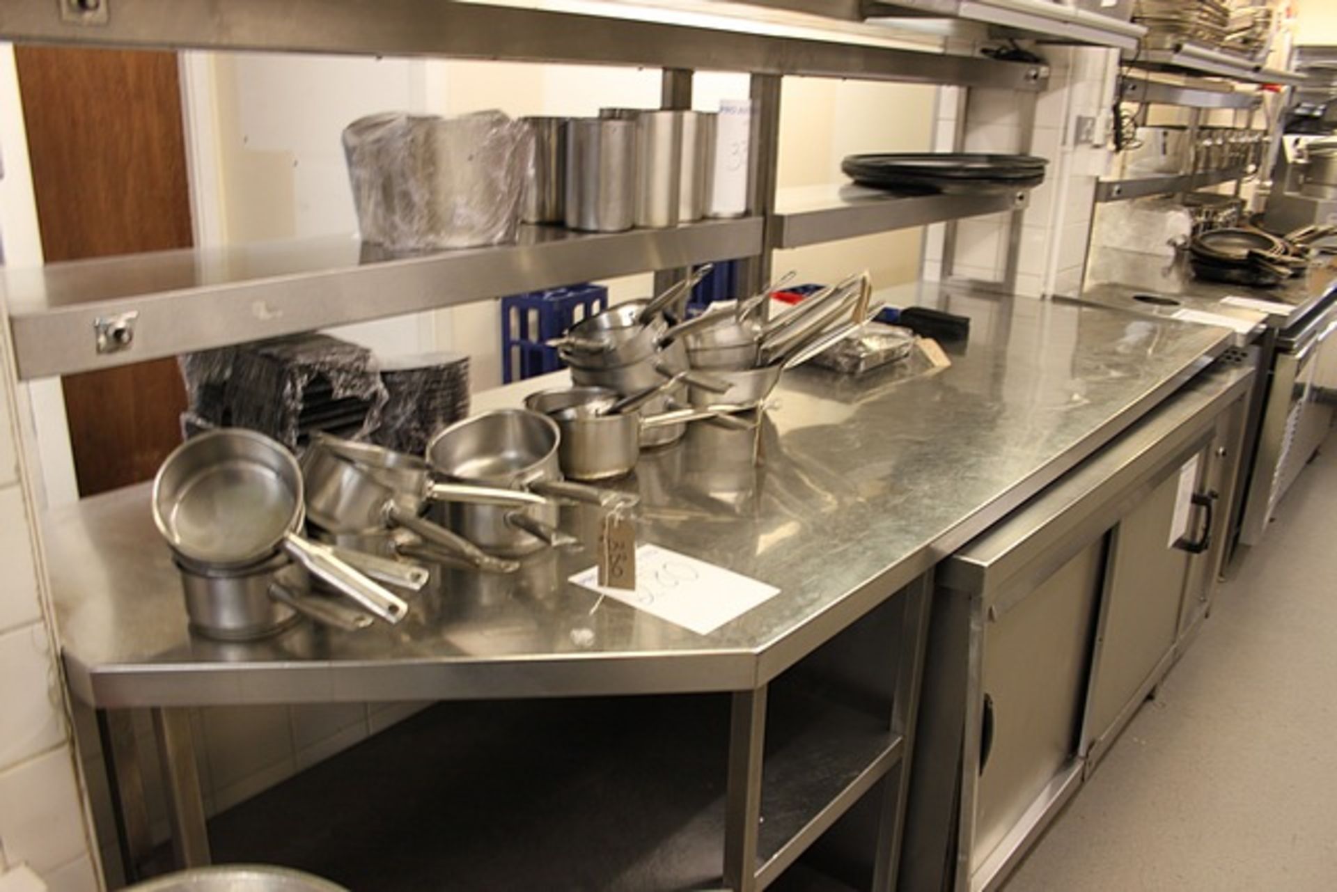 Stainless steel heated chef pass 3000mm x 1000mm - Image 2 of 2