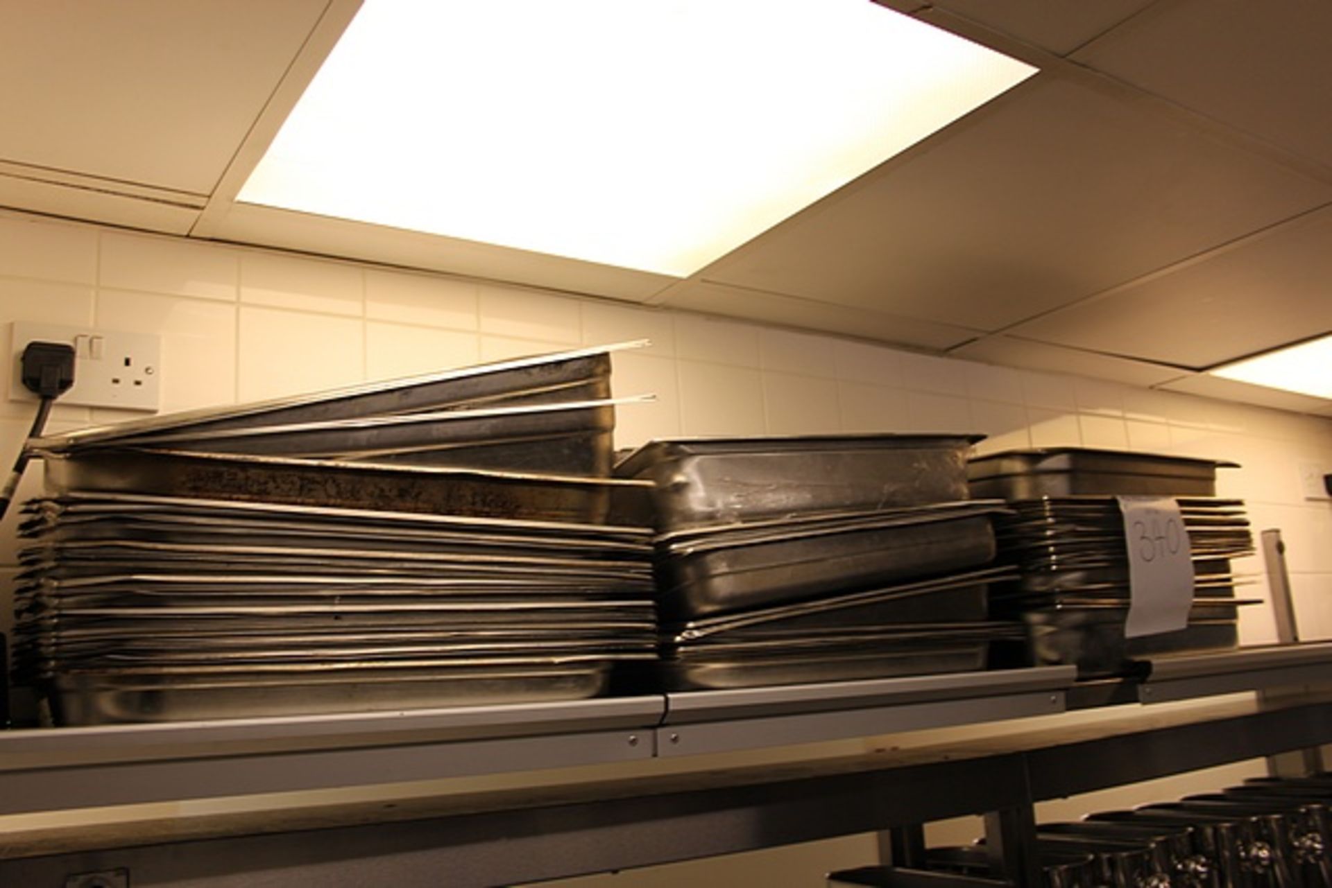 approx 50 x Gastronorm stainless steel GN pans