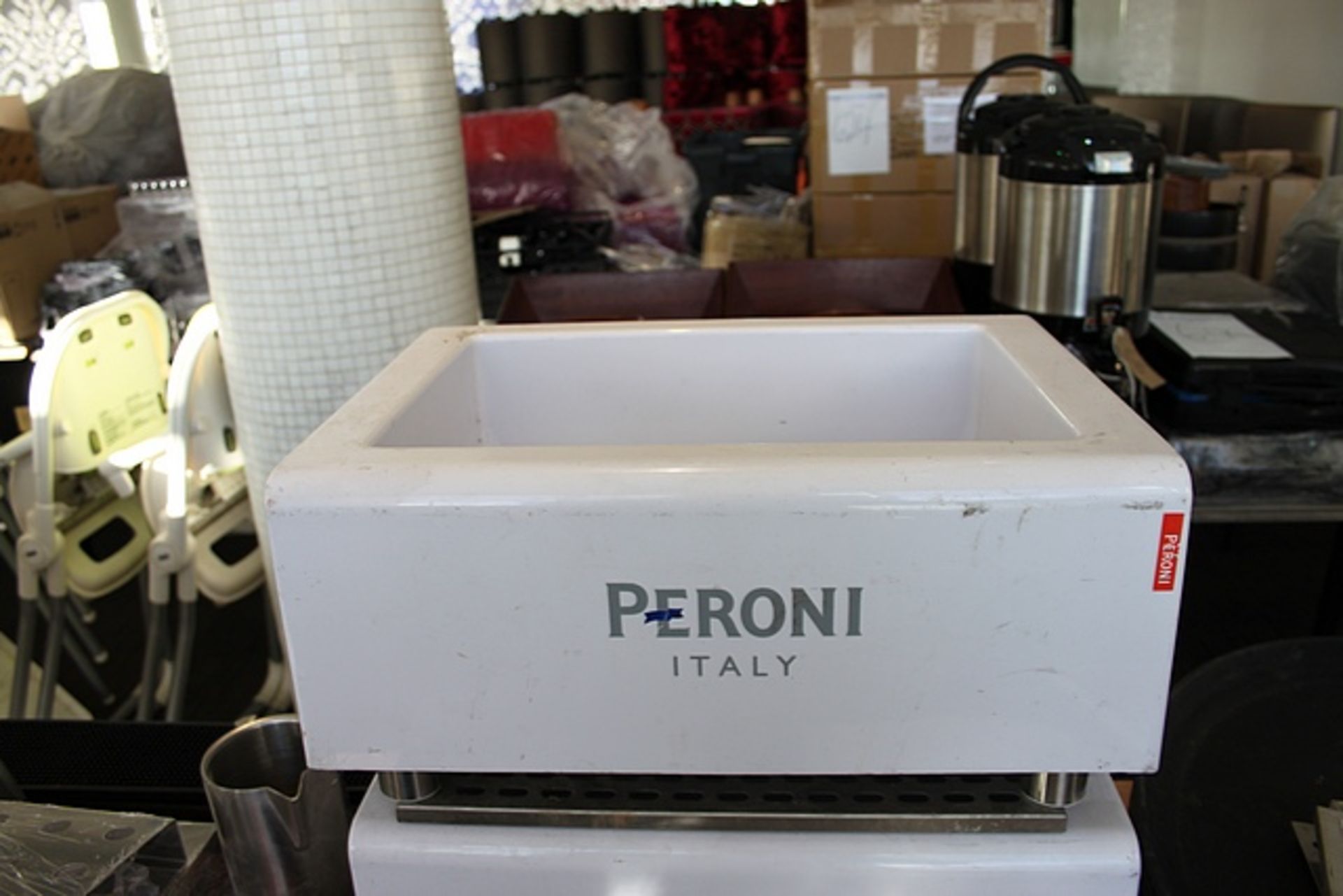 2 x Peroni branded ice dumps 450mm x 330mm x 200mm