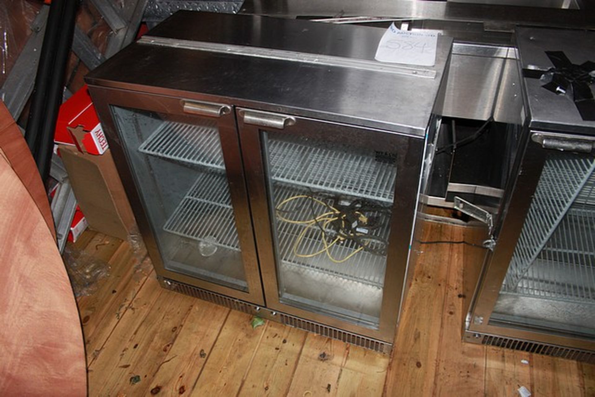 Stainless steel mobile sectional bar countering & bottle coolers - Image 6 of 10