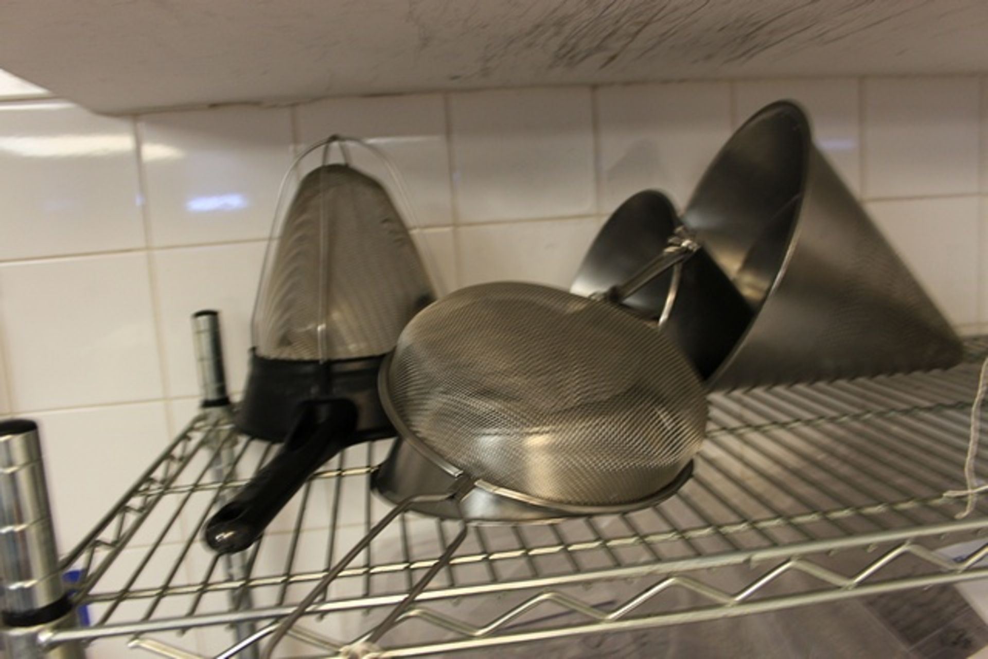 Various conical sieves