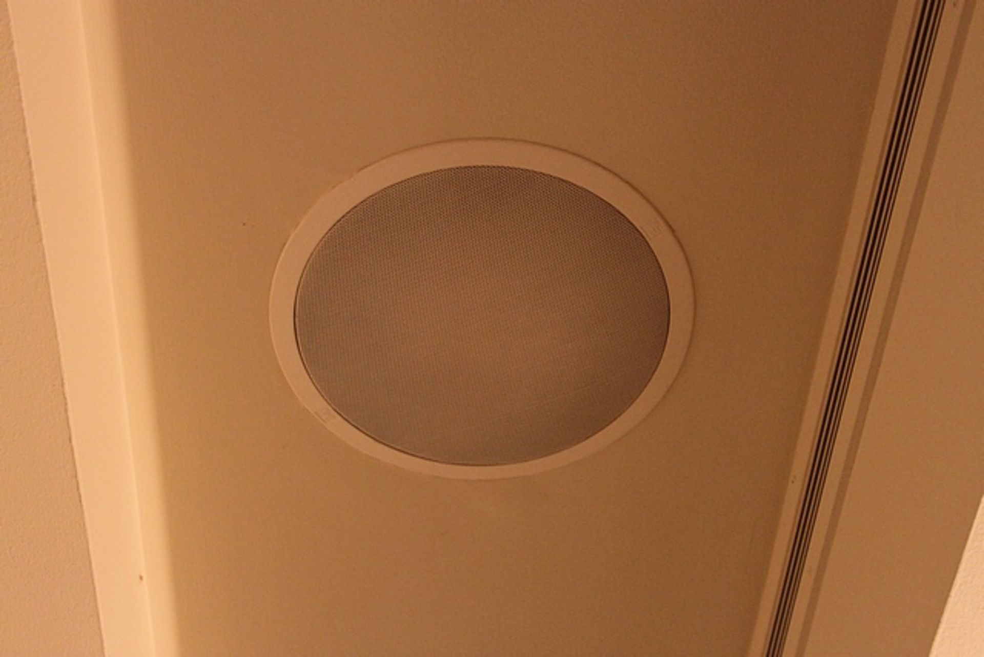 9 x Electro Voice recessed ceiling speakers 300mm