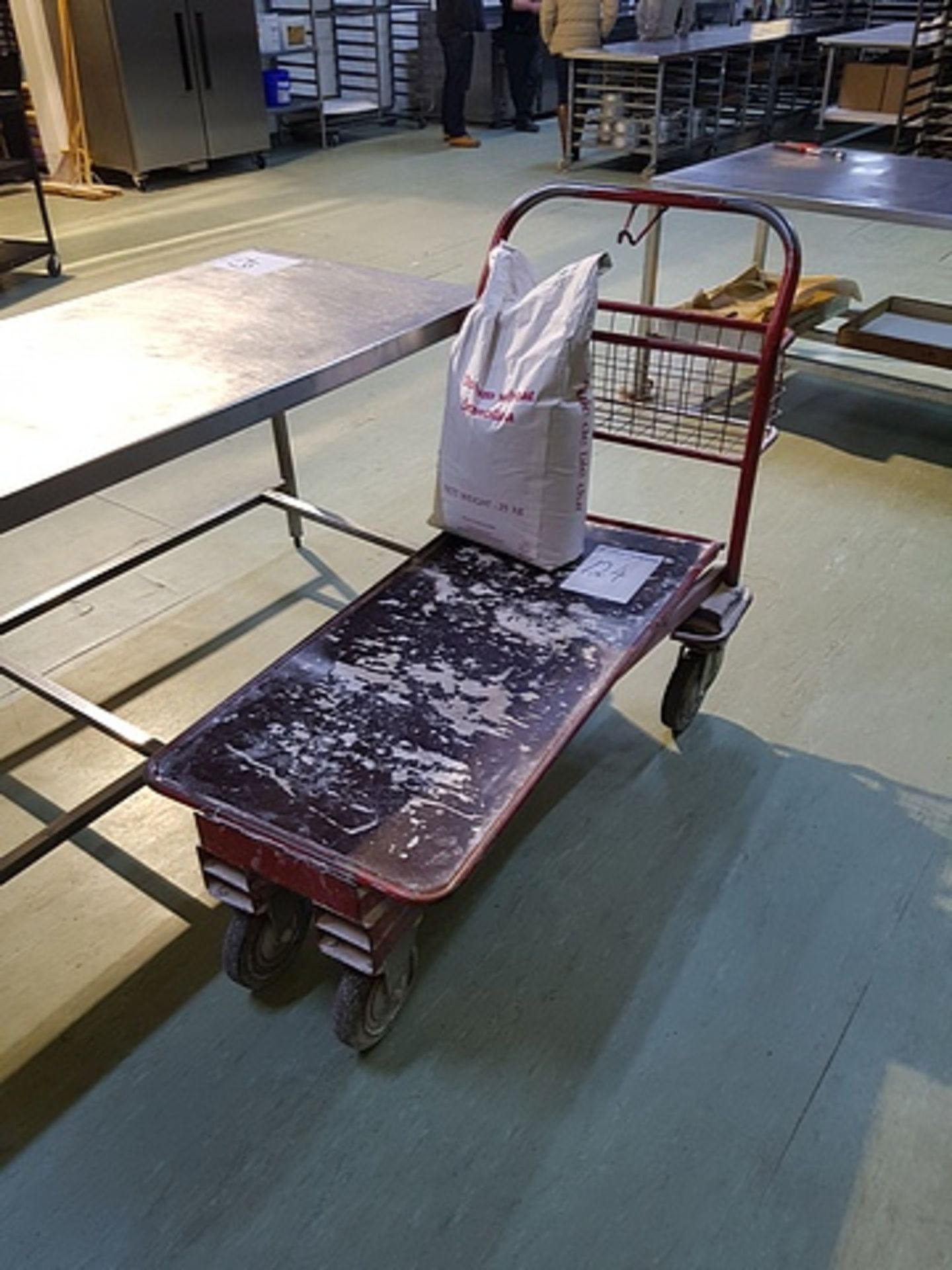 Heavy duty mobile trolley