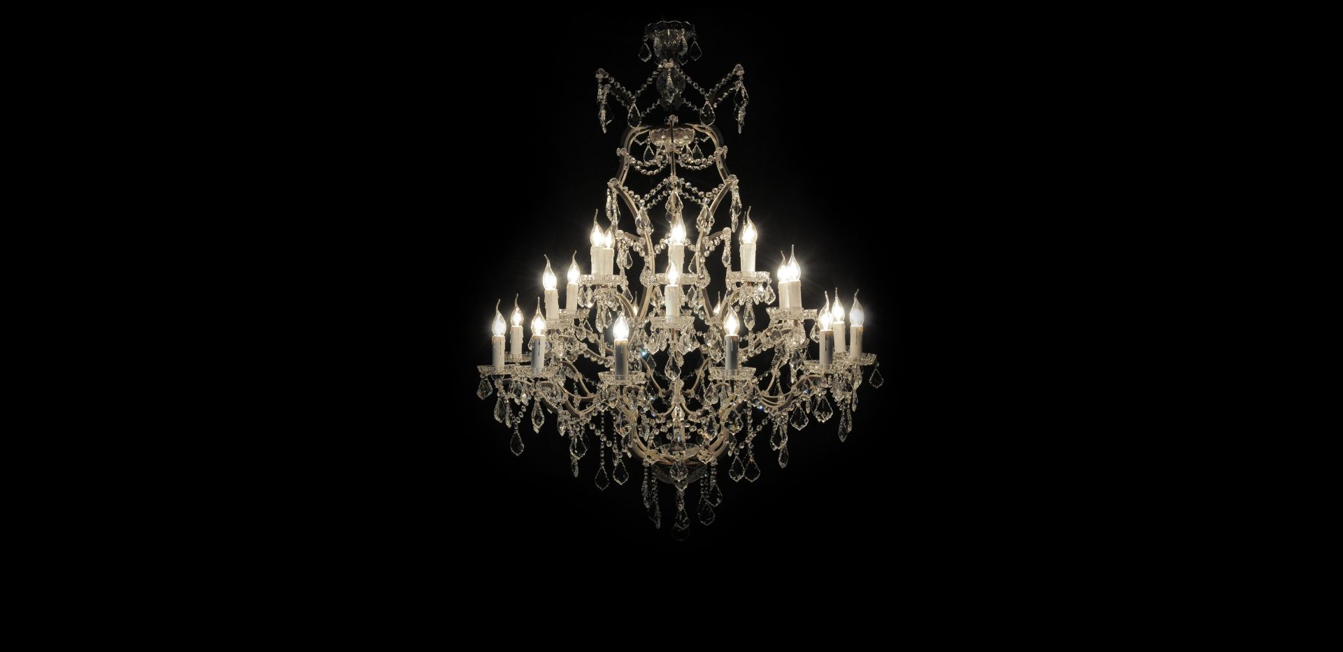 Crystal Large Chandelier 102cm Antique Rust (UK) 102 x 102 x 133cm RRP £2305