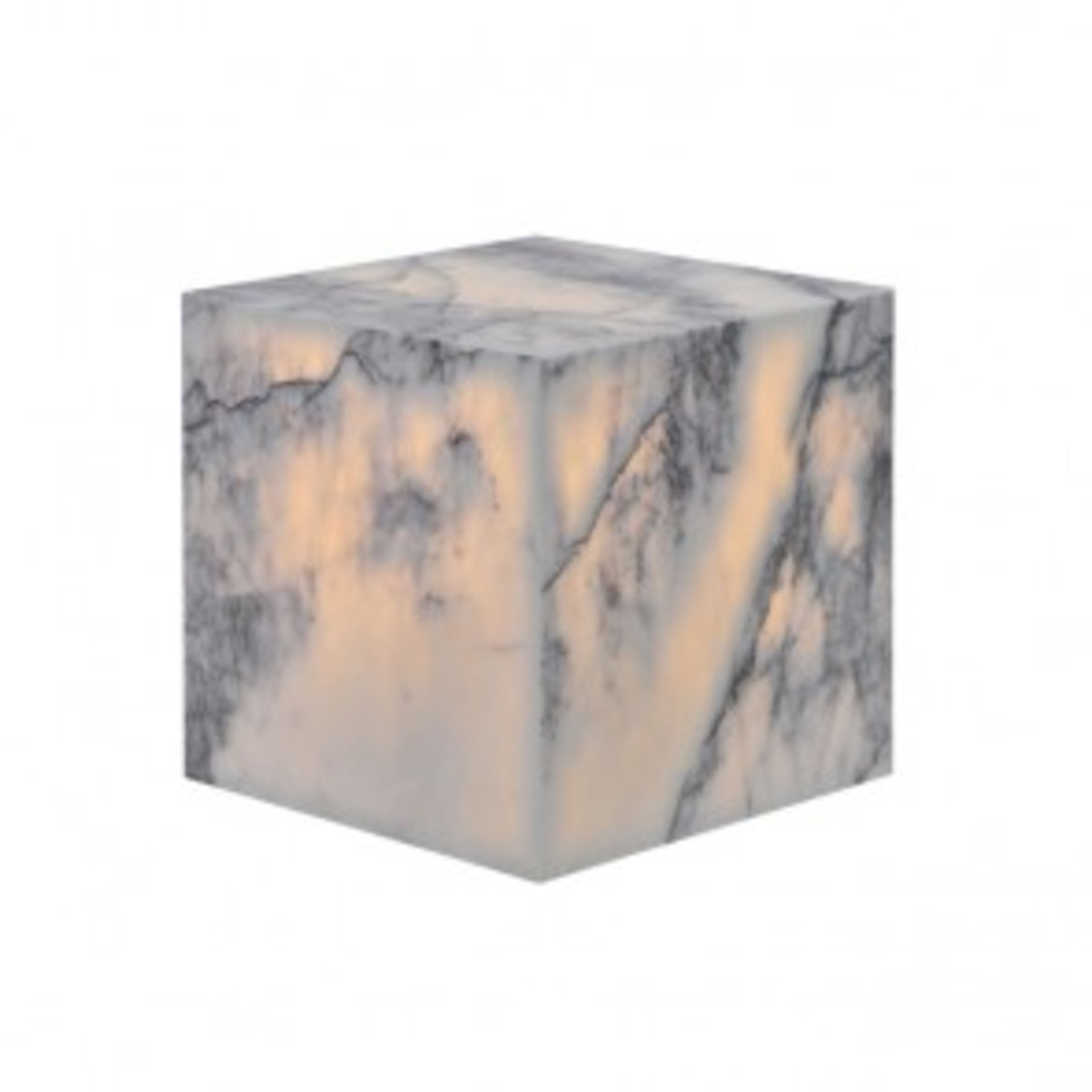 Apollo Side Table Without Bulb Moonstone 50 X 50cm