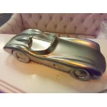 Aston Martin DBR1 1957-Silver Car Model 45x18x10cm RRP £380