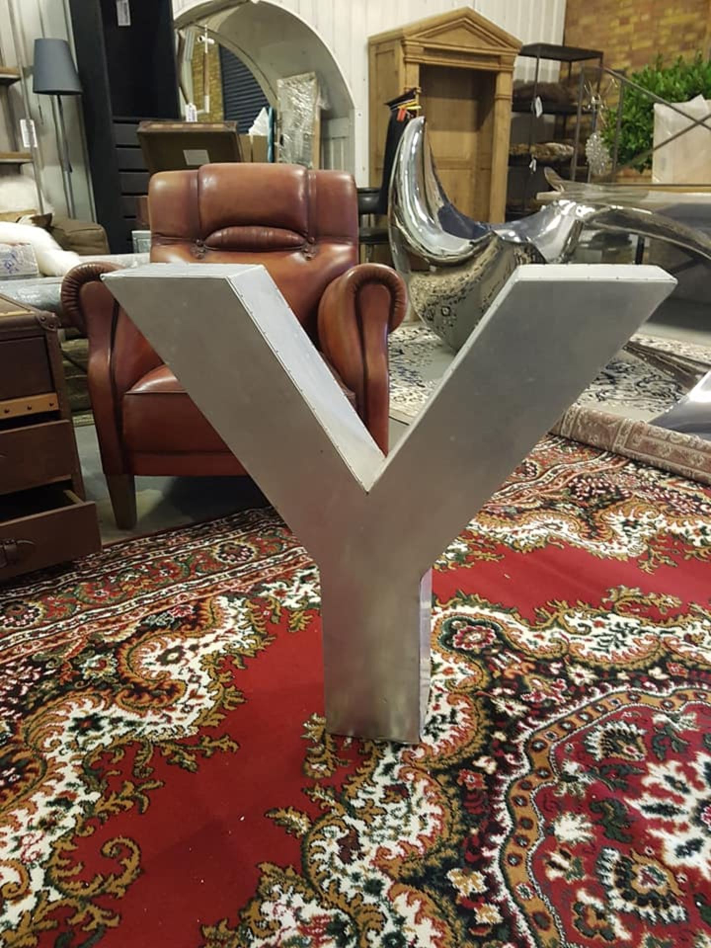 Letter Y Aero Metal 75cm