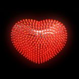 Red Heart Large W/Trans Matt Black (UK) 155 5 x 35 x 135 5cm RRP £9855