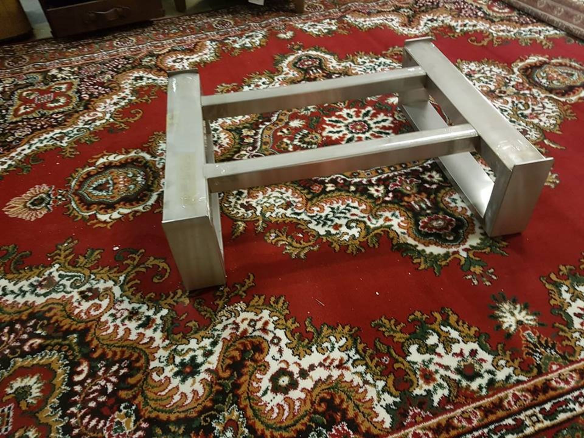 Stainless Steel Coffee Table Frame 90 x 72 x 25cm