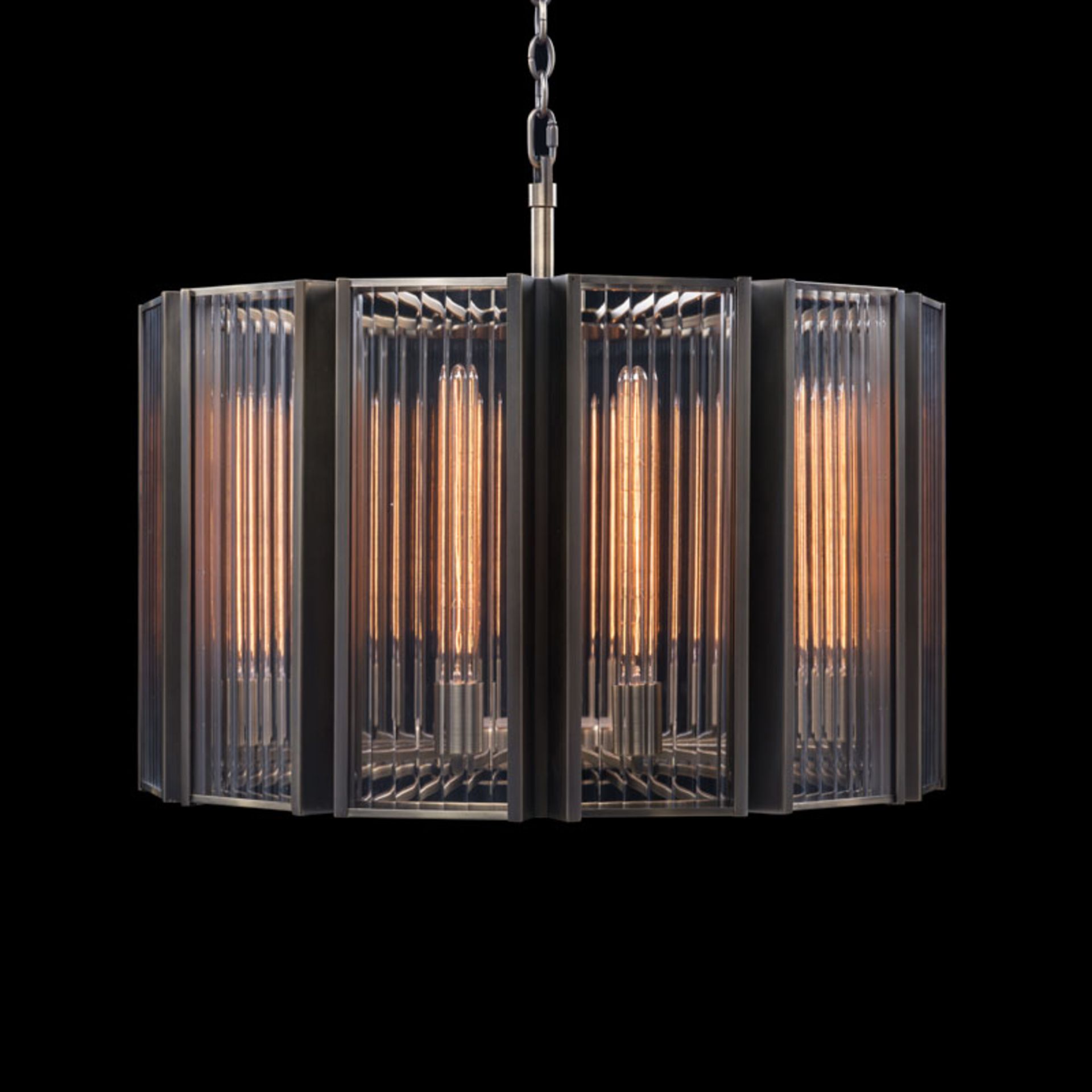 Elixir Round Pendant D100x60cm-Flat Brass (UK) 100x100x60cm RRP £2675