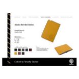 Rhodes Mini Ipad Case Library Red (X1) 22x0 5x14 5cm RRP £ 90