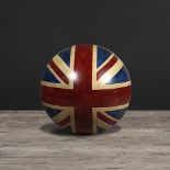 Medium Union Jack ball Crafted from fibreglass, this ball is a great bit of retro fun whether inside