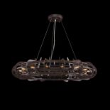 Khan Pendant 110cm Antique Rust (UK) 110 x 110 x 24cm RRP £1215