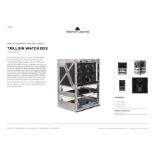 Trillion Watch Box Steel & Acrylic (UK) 44 x 35 x 62cm RRP £4790