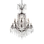 Baroque Chandelier 80cm-Antique Rust (UK) 80x80x110cm RRP £1710