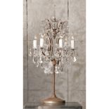 Crystal Table Lamp -Antique Rust (UK) 42x42x80cm RRP £760