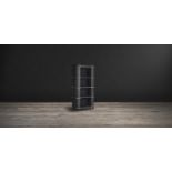 Globetrekker Orbit Single Bookcase Old Saddle Black & Black 85 5 x 44 5 x 186cm RRP £2815