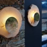A217 Big Eyes Wall Lamp-Driftwood (UK) 50x50x11cm RRP £400