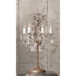 Crystal Table Lamp Black & Gold D (UK) 42 x 42 x 80cm RRP £840