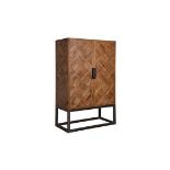 Arlington Cupboard Tall Saloon & Iron 110 5 X 54 5 X 170cm