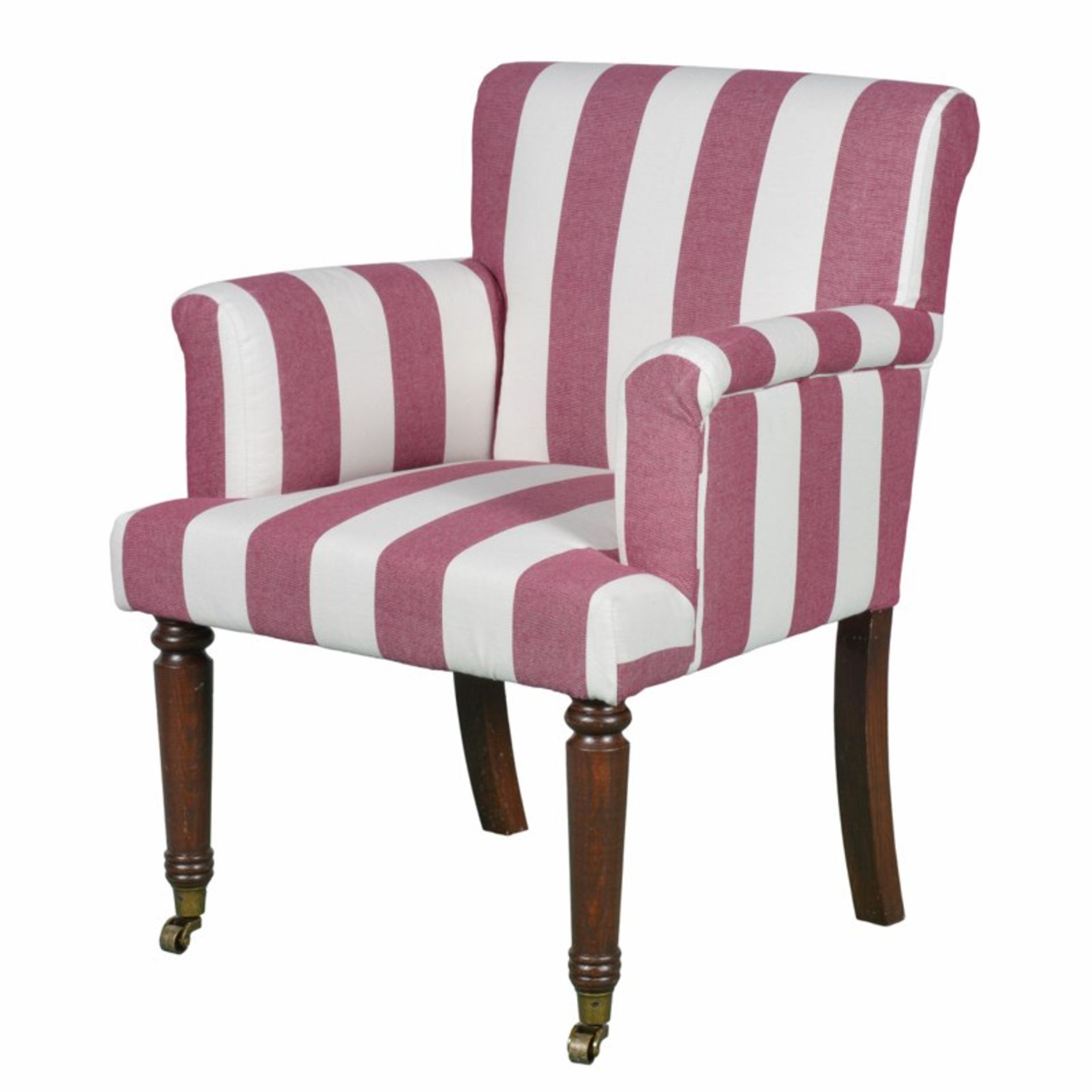 Master Dining Chair Boating Stripes Antique Oak 70 x 66 x 89cm