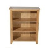 Wentworth Bookcase-Nibbed Oak 63 x 40 x 115cm RRP £575