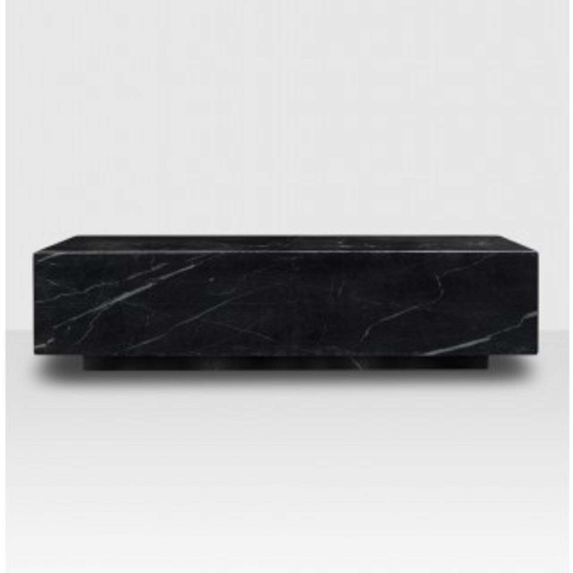 Marble Floating Coffee Table 150x90cm Black Polished Marble 150 x 90 x 42cm RRP £520