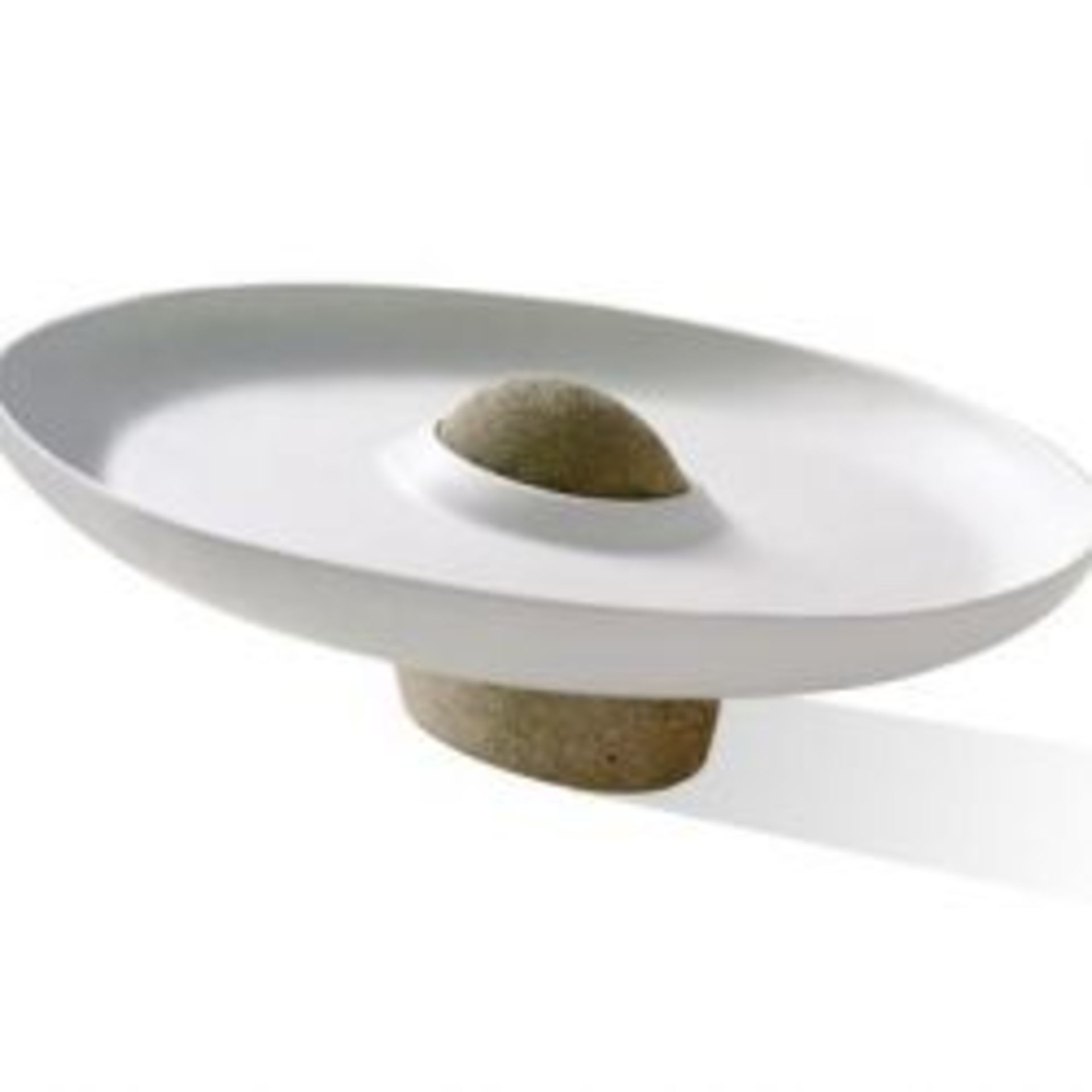 C026 Igloolik Ceramic Dinner Plates (X5) -White 20 X 20 X 5cm RRP £175