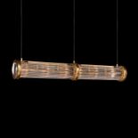 Newton Rectangular Pendant 150x21cm Plated Bronze (UK) 150 x 21 x 23 5cm RRP £1290