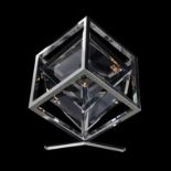 Cubis Floor Lamp -Shiny Steel (UK) 61x61x66cm RRP £830