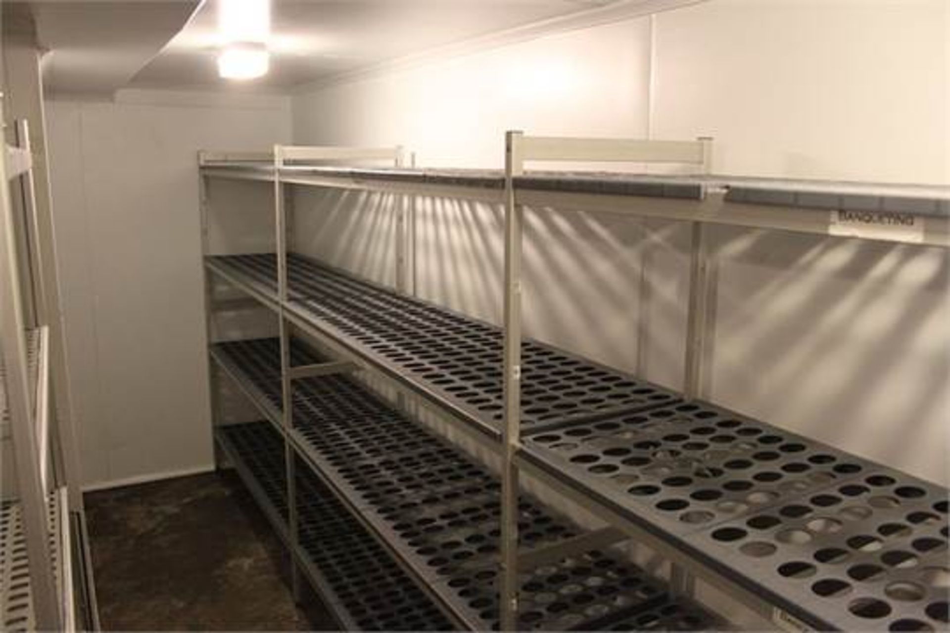 Large quantity of freezer racking